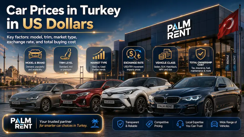 How Much Do Cars Cost in Turkey in US Dollars?